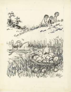 WIN MORTIMER - Orig EDITORIAL Art - NATURE VANDALS 1983