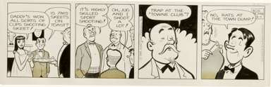 BOB MONTANA - ARCHIE DAILY STRIP ORIGINAL ART 8-9-68