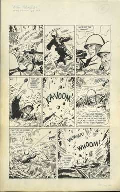 BILL DRAUT - WARFRONT #40 PAGE 5 ORIGINAL ART