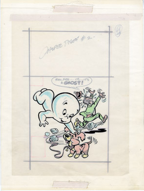 ERNIE COLON - CASPER DIGEST #2 COVER ORIGINAL ART