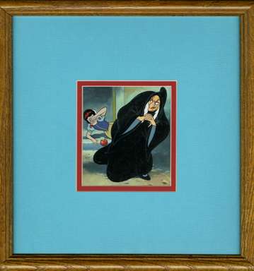 SNOW WHITE STORYBOOK PAINTED ILLUSTRATION WICKED WITCH