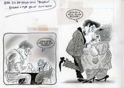 PAUL PETER PORGES - MAD #281 GRANDPARENTS #3 ORIG ART