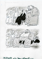 PAUL PETER PORGES - MAD #310 KEEP TICKET STUBS ORIG ART