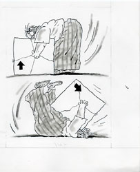 PAUL PETER PORGES - MAD #310 LIFT WITH KNEES ORIG ART