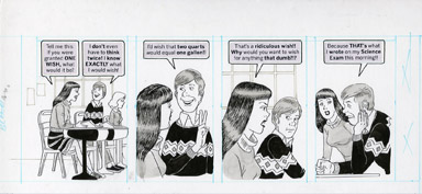 DAVE BERG - MAD #254 LIGHTER SIDE/WISHES ORIG ART