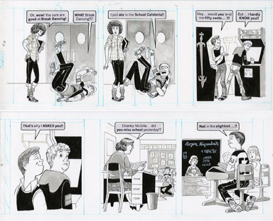DAVE BERG - MAD #254 LIGHTER SIDE/BORROWING ORIG ART
