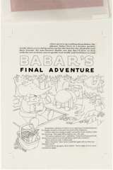 BOB CLARKE - MAD #302 BABAR'S FINAL ADVENTURE ORIG ART