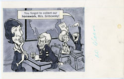 BOB JONES - MAD #199 TEACHERS/HOMEWORK/DINKS ORIG ART