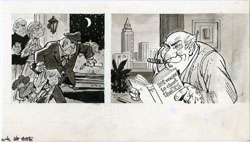 BOB JONES - MAD #220 DBL STANDARD #9 ORIG ART CROOKED