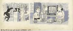 ANGELO TORRES -MAD #277 OSCAR / TOY COMMERCIAL ORIG ART