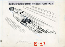 AL JAFFEE -MAD #198 DESIGNER SHATTER-PROOF GLASSES ART