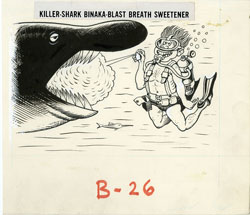 AL JAFFEE -MAD #198 KILLER SHARK BREATH SWEETER ART