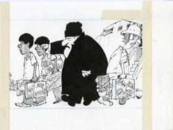 PAUL COKER JR - MAD #210 OUT OF AFRICA ORIG ART