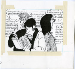 PAUL COKER JR - MAD #210 SPEAKING ENGLISH ORIG ART