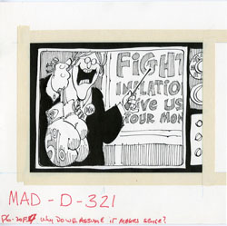 PAUL COKER JR - MAD #210 PLAN FOR FUTURE ORIG ART