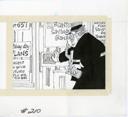 PAUL COKER JR - MAD #210 SAVINGS / INFLATION ORIG ART