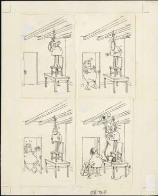 SERGIO ARAGONES - MAD SPECIAL #62 BACK COVER ORIG ART