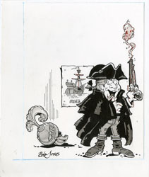 BOB JONES - MAD #285 CRAZY PERSON ORIGINAL ART
