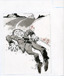 BOB JONES - MAD #285 STEAMROLLER VICTIM ORIGINAL ART