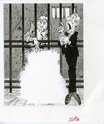 BOB JONES - MAD #285 DEATH ROW PRISONER ORIG ART