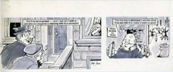 BOB JONES - MAD 84 ROOMMATE / HOT DOGS ORIGINAL ART