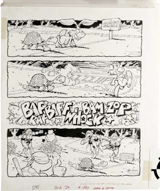 BOB JONES - MAD #295 TEENAGE MUTANT NINJA TURTLES ART