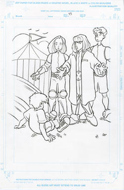 CRAIG ROUSSEAU - GEN X COLORING BOOK p45 ART JUBILEE