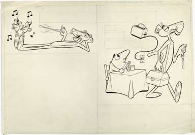 PETE ALVERADO - M.O.C. #376 PINK PANTHER F&B COVERS ART