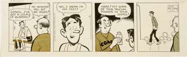 BOB MONTANA - ARCHIE DAILY STRIP ORIGINAL ART 1-7-71