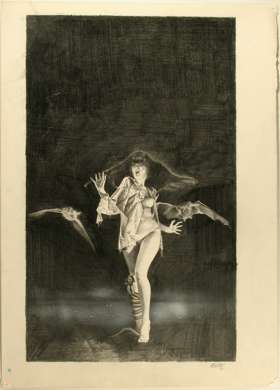 ENRICH TORRES - IMAGE OF THE BEAST CVR PRELIM ORIG ART