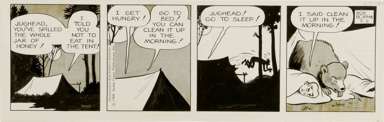 BOB MONTANA - ARCHIE DAILY ORIGINAL ART 8-2-68 BIG BEAR