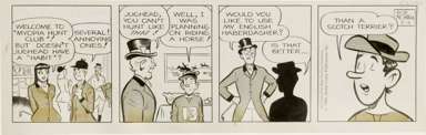 BOB MONTANA - ARCHIE DAILY ORIGINAL ART 8-3-68 HUNTING