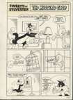 MEL CRAWFORD Orig 5-pg TWEETY SYLVESTER Story Art 1984