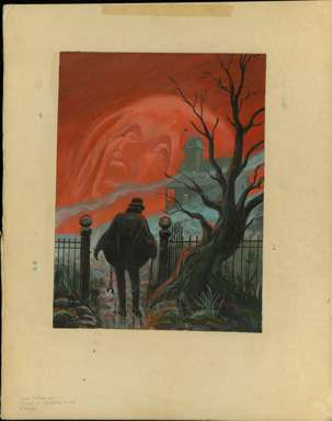 JACK SPARLING - HOUSE OF SECRETS UNUSED ORIG COVER ART