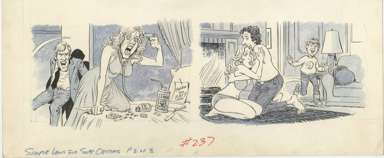 ANGELO TORRES -MAD #237 SOAP OPERA: SUICIDE ORIG ART
