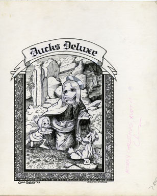 CHAS BALUN - ANABOLIS INSANIA DUCKS DELUXE ORIGINAL ART