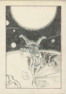 VICTOR DAL CHELE - SPACE FANTASY ILLUSTRATION ORIG ART