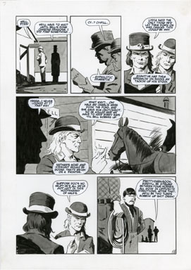 MIKE HOFFMAN - BALLAD OF UTOPIA #7 Pg 13 ORIG ART