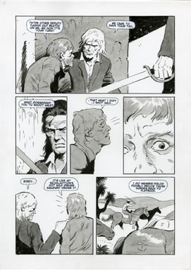 MIKE HOFFMAN - BALLAD OF UTOPIA #7 Pg 18 ORIG ART