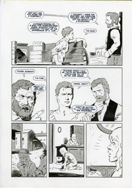 MIKE HOFFMAN - BALLAD OF UTOPIA #7 Pg  8 ORIG ART