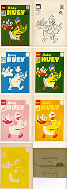 COVER PROOFS/SEPS For BABY HUEY #1 BABY GIANT 1965