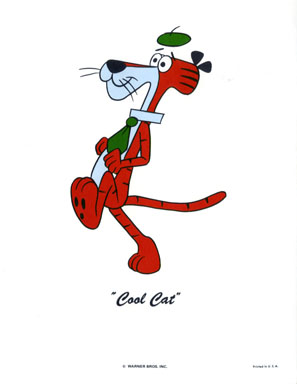 COOL CAT - WB CARTOON ANIMATION PROMO PRINT (1971)