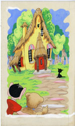 VIOLET WILLIAMS - BOBALINK & BUNTY p 9 ORIG ART BROWNIE