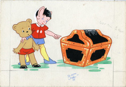 VIOLET WILLIAMS - BOBALINK & BUNTY p10 ORIG ART CHEST