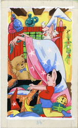 VIOLET WILLIAMS - BOBALINK & BUNTY p11 ORIG ART BROWNIE