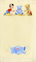 VIOLET WILLIAMS - BOBALINK & BUNTY p16 ORIG ART BROWNIE