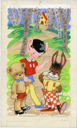 VIOLET WILLIAMS - BOBALINK & BUNTY p 5 ORIG ART BROWNIE