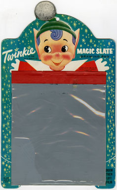 TWINKIE THE ELF MAGIC SLATE - SNOW (1960) UNUSED