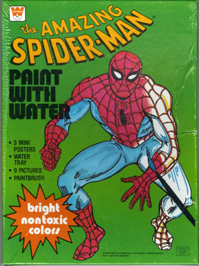 SPIDER-MAN PAINT WITH WATER SET - Random House FILE