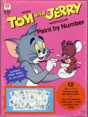 TOM & JERRY PAINT BY NUMBER SET - Random House FILE